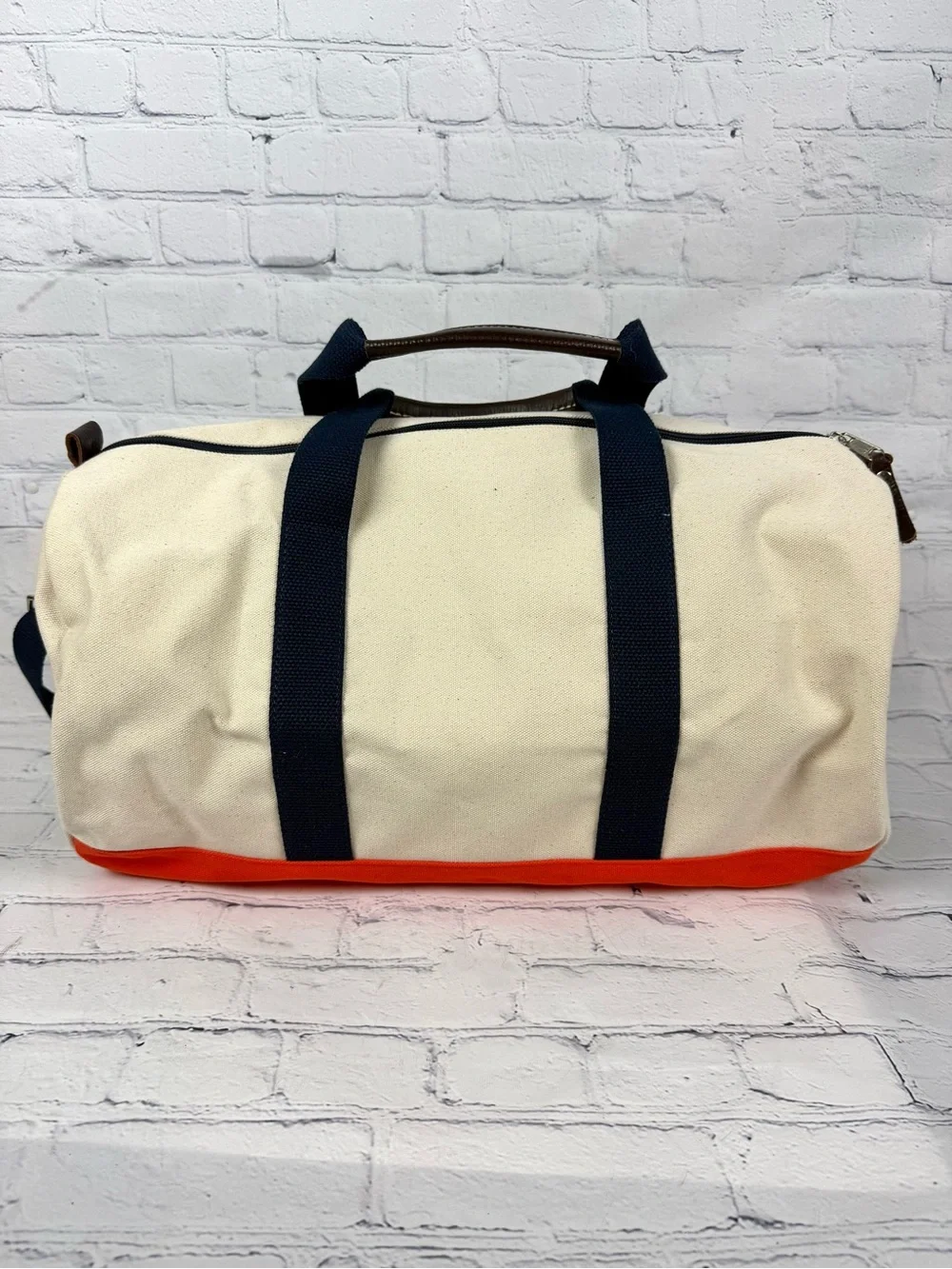 New Jack and Mulligan Kennedy Duffel Bag Leather Patch branded